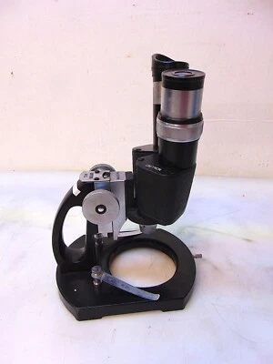 Unitron MSL No. Microscopio 100586 con oculares objetivos W10X y 2X - S7023 Foto 1 de 4