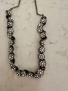 Club Monaco Rhinestone Statement Necklace, 26” - Picture 1 of 5