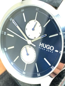 Reloj para hombre Hugo Boss HB.335.1.14.3118 cuarzo esfera azul correa de cuero 41 mm - Imagen 1 de 12