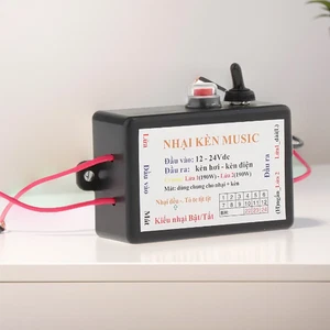 12-24V Car Horn Controller 3/12 Sound Volume Switching Car Motor Relay Music Box - Afbeelding 1 van 18