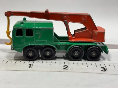 Vintage 1965 Matchbox 8 Wheel Crane Truck  # 30 Unimog 1/64 - Image 1 of 4