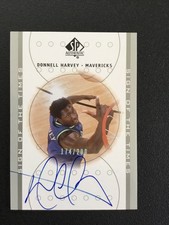 Donnell Harvey 2000-01 Sp Authentic Sign Of The Times Platinum #DH Auto RC /200