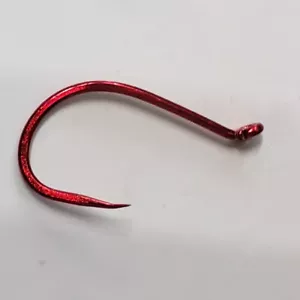 Gancho de pico de pulpo rojo 100 ""Talla 2/0" sin pft - salmón y cabeza de acero - Imagen 1 de 1
