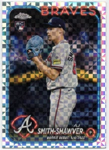 AJ Smith-Shawver X-Fractor Rookie Debut 2024 Topps Chrome Update #USC87 Braves - Picture 1 of 2