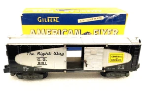 AMERICAN FLYER S-GAUGE 981 CENTRAL GEORGIA BOX CAR w BOX...EX! - Picture 1 of 6