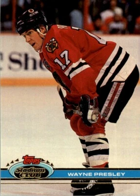 1991-92 Stadium Club NHL Wayne Presley #215 - Image 1 of 2