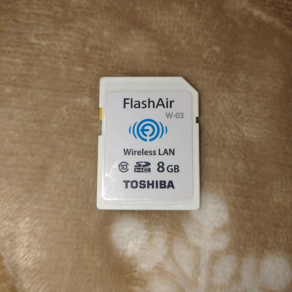 Toshiba FlashAir W-03 8GB SDHC Card Wireless LAN Class10 Genuine - Image 1 of 1
