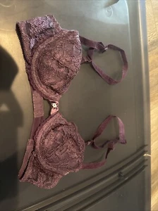 NWT Vintage Cacique Lingerie Bra Size 34A RARE Purple - Picture 1 of 7