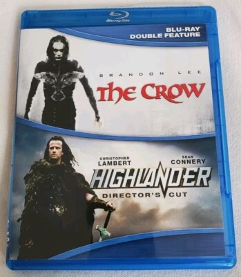 The Crow & Highlander: Director's Cut  Blu-ray Double Feature - Image 1 of 4