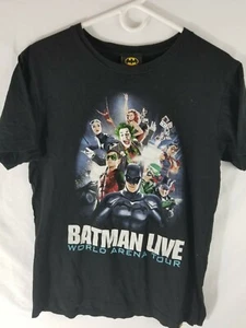 Batman 2012 Live World Arena Tour Tee Shirt Black Size Medium Concert Event - Picture 1 of 3