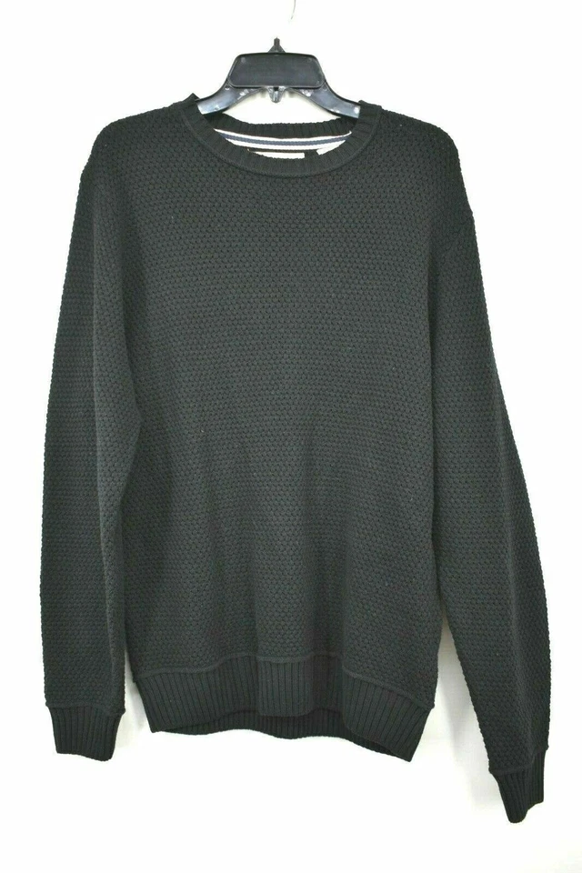 Weatherproof Vintage Mens Cotton Bubble Stitch Crew Neck Sweater Knit - Image 1 of 1