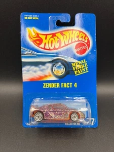 Hot Wheels Zender Fact 4 Purple Ultra Hots 1992 Mainline #177 Warped - Picture 1 of 3