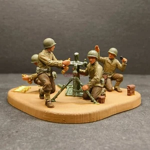 New 1/72 Scale WWII US 81mm Mortar M1 With Crew Model Assembled Painted Model - Picture 1 of 3