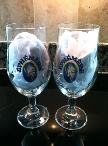 UNIBROUE NEW PAIR OF EPHEMERE TULIP SHAPED GLASSES FREE SHIPPING - Picture 1 of 6