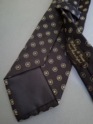 CRAVATTA (TIE) vintage HOLLIDAY & BROWN made in England new!  rare Foto 1 de 4