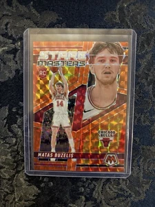 MATAS BUZELIS 2024-25 Mosaic Orange Prizm Stare Masters Rookie Insert Card 43/49 - Picture 1 of 2