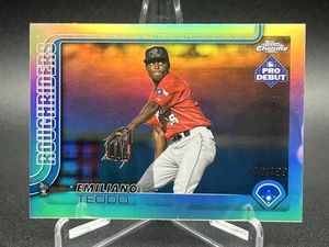 2025 Topps Pro Debut Emiliano Teodo Chrome Refractor /199 #PDC-95 - Picture 1 of 2