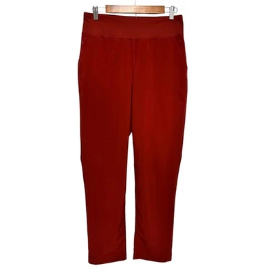 Lands' End Athletic Ponte Pull On Leggings Side & Hidden Back Pockets Sz: S - Image 1 of 4