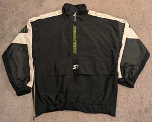 Starter Black Label x Daniel Patrick Black Pullover Windbreaker Jacket Men's XL - Picture 1 of 8