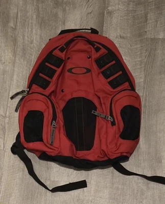 Mochila vintage Oakley Icon vermelha/preta – início dos anos 2000 – bolsa OG rara - Imagem 1 de 4