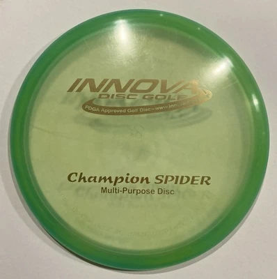 Innova 💎 Champion SPIDER - New Old Stock PFN/PAT# Run OOP HTF 172g Green Rare💎 - Image 1 of 4