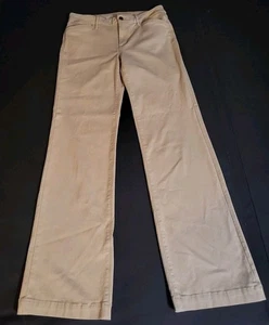 Eddie Bauer Damen Khaki Beige Hose Curvy Slim Denim Hose Größe 10T - Bild 1 von 15