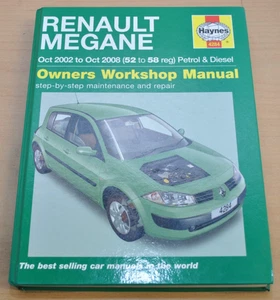 Renault Megane 2002 - 2008 Benzin Diesel Manual Haynes Reparaturanleitung H4284 - Bild 1 von 4