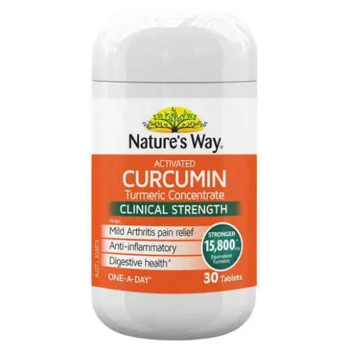 Natures Way Activated Curcumin Turmeric 30 caps, buy 2+ FREE POST - image 1 of 1