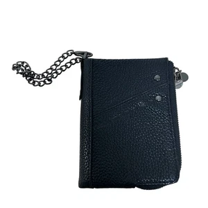CONTACT'S Genuine Leather Wallets for Men RFID Short Wallet Zipper Men'S Small B - Picture 1 of 9