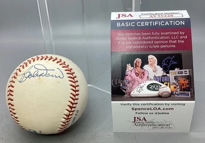 Bobby Doerr American League Autographed Baseball - JSA Certified - Image 1 of 4