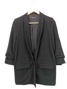 MANGO Blazer largo Mujeres Blazer Talla EU 34 negro look casual - Imagen 1 de 5