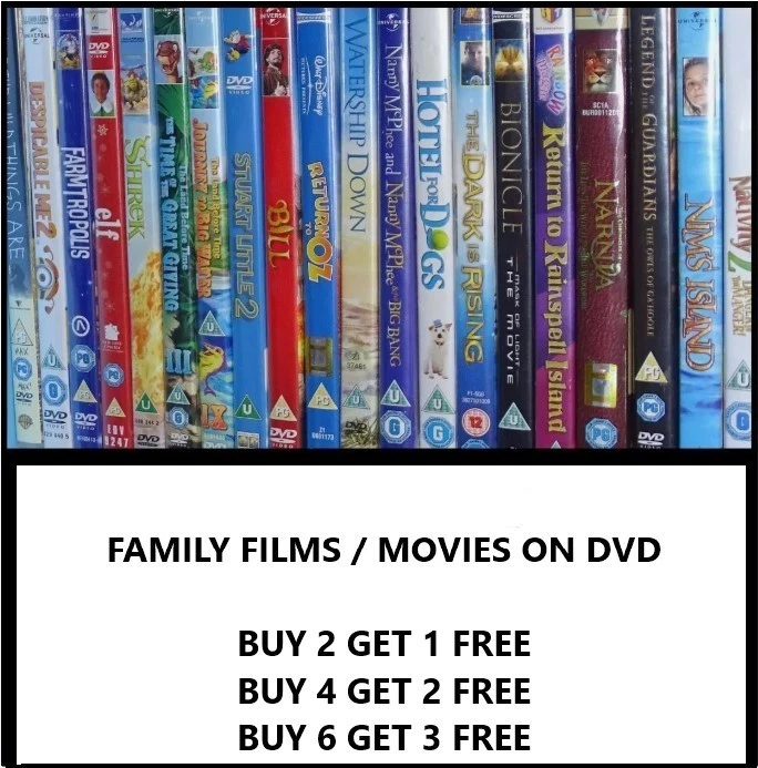 Classic Family & Children's / Kids Films on DVD & Blu-Ray - 1960s to Present - Image 1 of 1