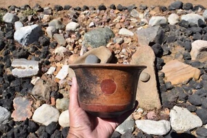 Pre Columbian Mayan Sun Cult Flared lip bowl aaca - Picture 1 of 5