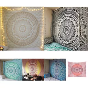 Large Indian Wall Hanging Tapestry Mandala Tapestries Bohemian Throw Decor AU - Picture 1 of 16
