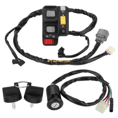 Interruptor de manillar y llave para Honda Recon 250 ES TRX250TE 2007-2020 cambio eléctrico Foto 1 de 4