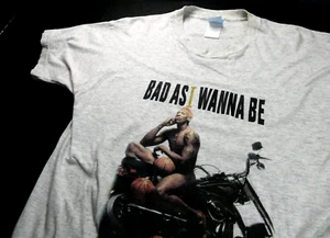 Vintage Dennis Rodman T-Shirt ""Bad As I Wanna Be"", Größe (XL), hellgrau/SELTEN - Bild 1 von 11