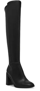 Neu! Neu im Karton Dolce Vita Finnegan hohe schwarze glatte Stiefel, Größe 8 - Bild 1 von 7