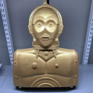 Star Wars CP30 Action Figure Carry Case Eyes Light Up Talks 18" Tall 1983 - Picture 1 of 15