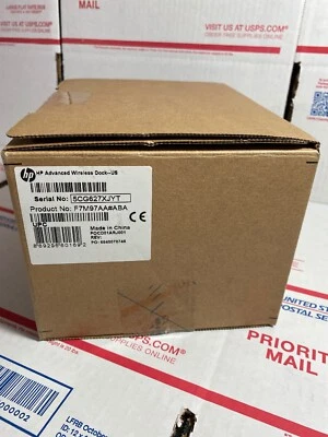 NEW -HP F7M97AA#ABA Advanced Wireless Docking Station VGA, DisplayPort, USB, - Image 1 of 4