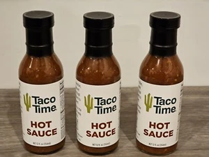 3 PACK - Taco Time Hot Sauce 12oz - Seattle's Legendary Original Taco Time NW - Picture 1 of 4
