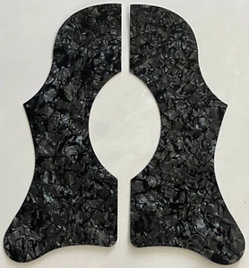Self Adhensive Pickguard For Gibson J45&J50 Style Acoustic Guitrar Black Pearl - Picture 1 of 4
