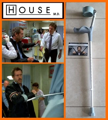 HOUSE MD: Hugh Laurie Arm Cuff Crutch/Cane w/Studio COA - Image 1 of 4