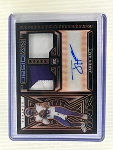 2023 Obsidian, Jaren Hall #RJI-JHL Rookie Dual Patch Auto Orange Etch /49 - Picture 1 of 2