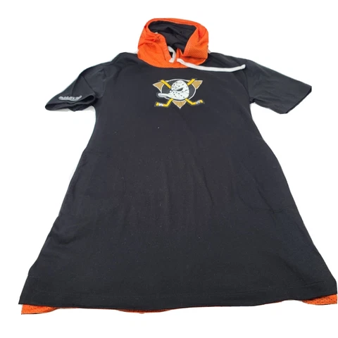 Mitchell & Ness Womens NHL Anaheim Ducks Hoodie Dress Size M New without tags Cover