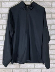 Zero Restriction Tour Series Black Quarter Zip Pullover Jacket Large Territory - Picture 1 of 9