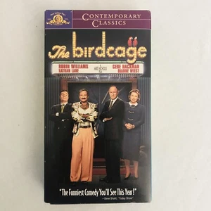 The Birdcage VHS VCR Video Tape Movie Nathan Lane, Robin Williams Used - Picture 1 of 7