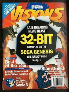 Revista Sega Visions edición de abril/mayo de 1994 32 bits - Imagen 1 de 3