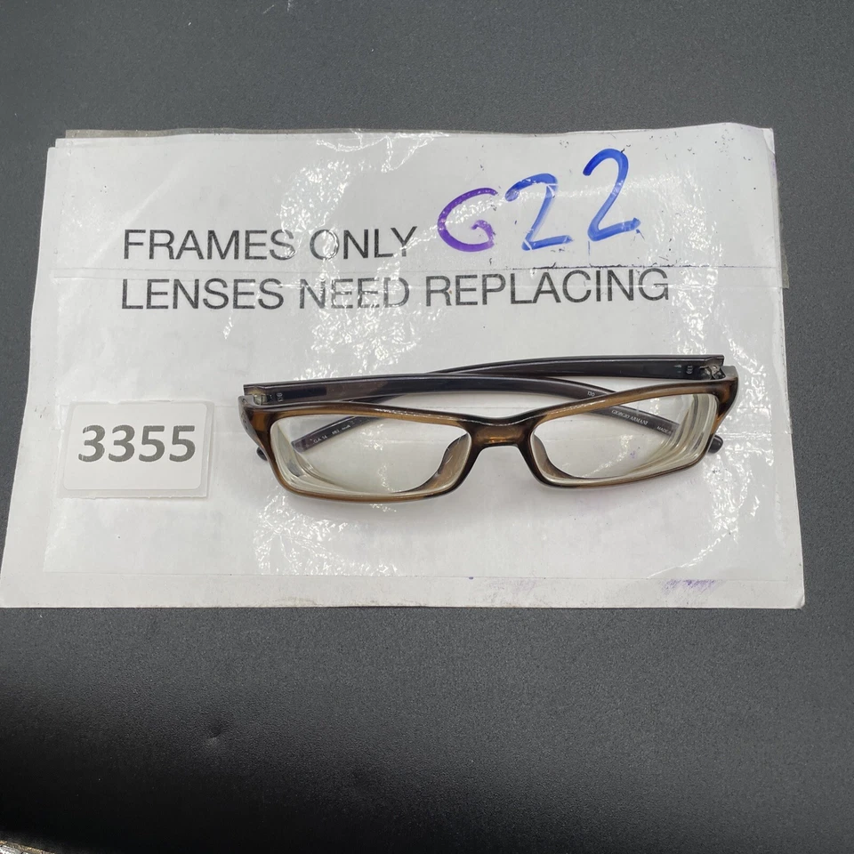 Marco de gafas Giorgio Armani GA 14 8B2 auténtico marrón 52-14 Foto 1 de 4