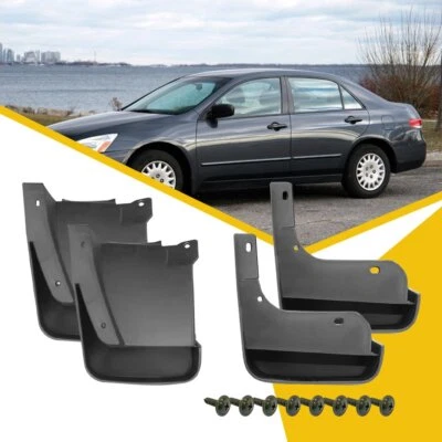 Mud Flaps Guards Splash Mudguard for Honda Accord Sedan 2003 2004 2005 2006 2007 - Image 1 of 4