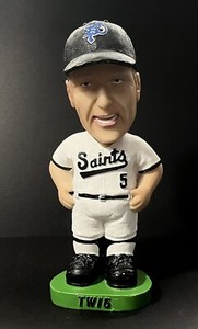 Vintage 2002 St. Paul Saints Wayne Twig Terwilliger Bobblehead SGA